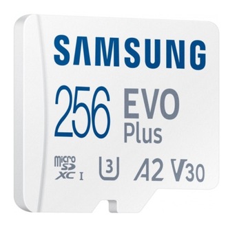 Карта памяти Micro SD Samsung EVO Plus microSDXC 256 ГБ C10 A2 V30 UHS-I U3