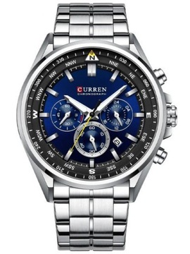 Curren ZEGAREK MĘSKI CURREN 8399 (zc016b) - CHRONOGRAF + BOX