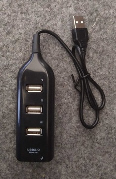 Multi USB Hub 2.0 szybki piasta Mini USB 2.0 4 porty Splitter na PC Laptop