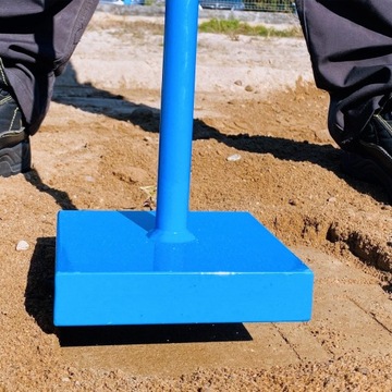 JAZON UR15 РУЧНАЯ РАМПОВКА ДЛЯ МАЛЕНЬКИХ ПЛОЩАДЕЙ 15x15 СМ ДЛЯ УПЛОТНЕНИЯ 7 КГ