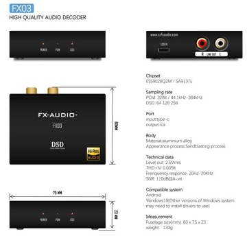 Декодер FX-AUDIO FX03