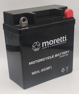 Akumulator Moretti żelowy MB5L-BS 12N5-3B 12V 5Ah