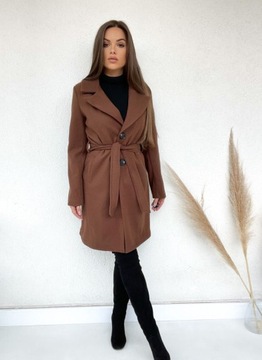 ОСЕННЕ-ЗИМНЕЕ ПАЛЬТО INGRID CHOCOLATE M