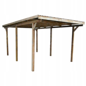 Гаражный сарай 300x500 - ПВХ