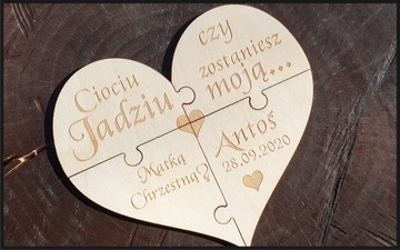 Puzzle czy zostaniesz moją Matką /Ojcem Chrzestnym