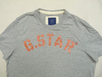 G-STAR RAW szara męska koszulka T-Shirt Tee O-Neck L