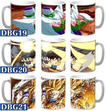 КРУЖКА Dragon Ball FighterZ + ИМЯ и КАРТОН 330мл