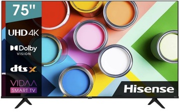 Telewizor Hisense 75A6GG LED 75'' 4K Ultra HD VIDAA SMART TV