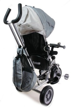 BabyMix Rowerek Wózek OBROTOWY Turbo Trike 360 VIP