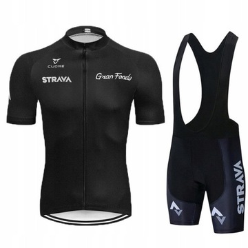 STRÓJ ROWEROWY KOMPLET KOLARSKI STRAVA NA ROWER