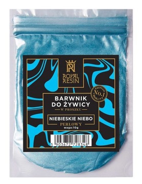 Barwnik Perłowy NIEBIESKI NIEBO 10g Royal Resin