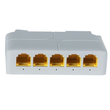 EXTENDER / SWITCH POE 5-PORTOWY 1Poe IN, 4xPoe OUT GIGABIT 1000 Mb/s