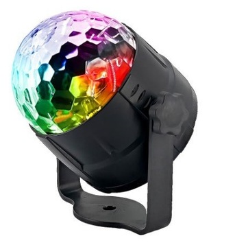 LED DISCO BALL RGB ДИСКО-ПРОЕКТОР + ПУЛЬТ ДИСТАНЦИОННОГО УПРАВЛЕНИЯ