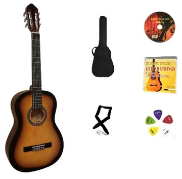 GITARA KLASYCZNA 3/4 PIĘKNY MATT - NIEMIECKA