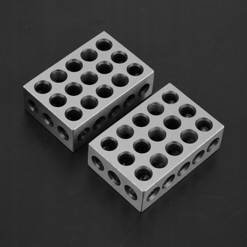 2szt 25x50x75mm bloki 23 otwory frezowanie