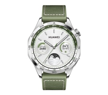 Huawei Watch GT4 - Elegancki Smartwatch z GPS, Zielony Pasek na prezent