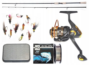 KOŁOWROTEK 10BB + TACHIBANA ULTRA LIGHT 240 + MUCHY + PUDEŁKO.