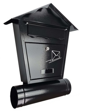 SKRZYNKA POCZTOWA NA LISTY SD2T FORMAT B5 CZARNA