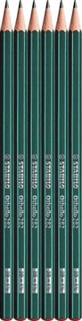 Ołówek STABILO Othello 2B 282/2B zielony bez gumki x 6 SZT