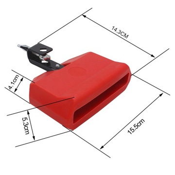 Plastik ABS Cowbell Quick Release Mount Drum