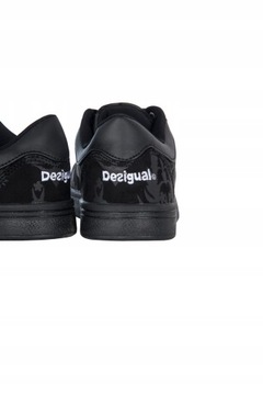 DESIGUAL COURT VELVET sneakersy trampki buty sportowe czarne piękne r. 36