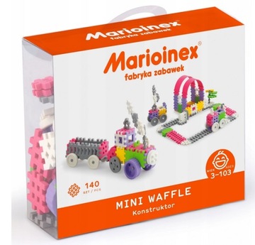 Marioinex Mini Wafle Konstruktor Dziewczynka140el.