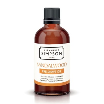 Simpsons Sandalwood Olejek przed goleniem 50ml