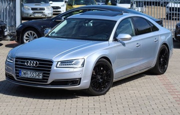 Audi A8 D4 Sedan Facelifting 4.2 TDI 385KM 2014 Audi A8 4,2 TDi Night View Webasto ACC Solar HUD Matrix 360° 4xGrzany Fotel, zdjęcie 4