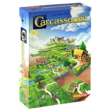 CARCASSONE GRA PLANSZOWA STRATEGICZNA PODSTAWOWA