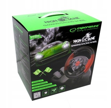 KIEROWNICA DO GIER Z PEDAŁAMI PC PS2 PS3 WIBRACJE