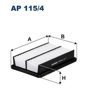 2× FILTRON FILTR VZDUCHU