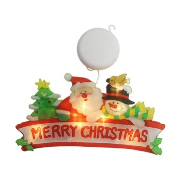 Xmas Santa Snowman LED Light Christmas Merry
