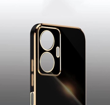 Чехол для REALME C55 I GLAMOUR GOLD CASE + 9H GLASS