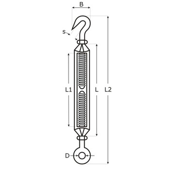 INOX STAINLESS НЕРЖАВЕЮЩАЯ, кислотостойкая стяжная муфта Стяжная муфта M4 - 10 шт.