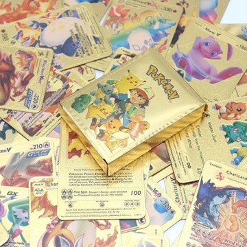 КОЛЛЕКЦИОННЫЕ КАРТЫ POKEMON 55 КАРТ ЗОЛОТОЕ ИЗДАНИЕ НА НЕМЕЦКОМ ЯЗЫКЕ