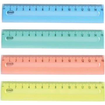 LINIJKA PLASTIKOWA 15CM