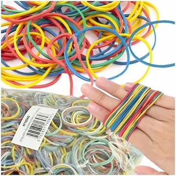 GUMKI RECEPTURKI WYTRZYMAŁE 100G SUPER MOCNE KOLORY