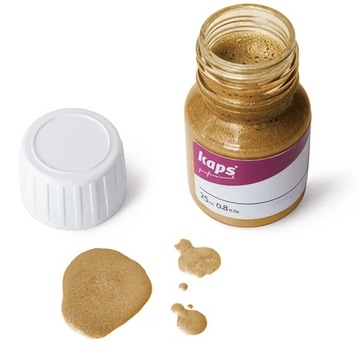 Краска для эко-кожи Kaps SuperColor 406-градусное золото