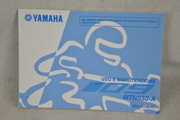 Instrukcja Obsługi Książka Yamaha MT-09 MT 09