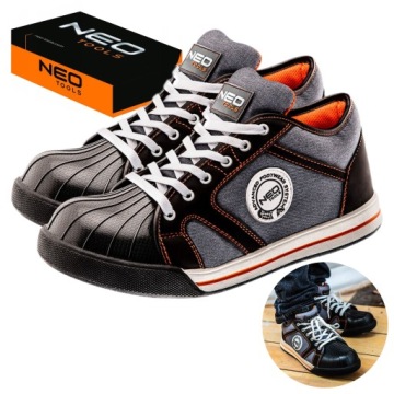 NEO ОБУВЬ ПОЛУСАПОГИ РАБОЧАЯ ОБУВЬ ТРЕНЕРЫ СТАЛЬНОЙ НОСОК МЕТАЛЛ 82-115 Р. 44