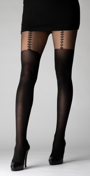 колготки типа гольфов выше колена, классические чулки R-5