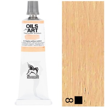 Farba Olejna OILS FOR ART Renesans yellow 60ml 5 ŻÓŁTA Z NEAPOLU CZERWONAWA