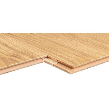 Деревянный пол Доска трехслойная Натуральный дуб