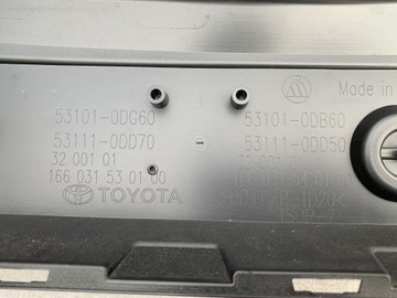 MASKA MŘÍŽKA NÁRAZNÍKU PŘEDNÍ TOYOTA YARIS IV 19R->