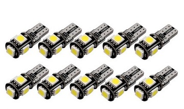 ŻARÓWKA LED 5 SMD 5050 W5W T10 POSTOJÓWKA CANBUS