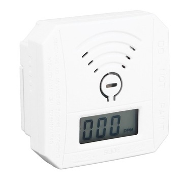 Wyświetlacz LCD alarmu CO Mini dźwięk o wysokiej czułości Ostrzeżenie