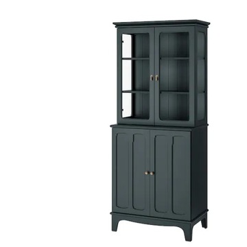 IKEA LOMMARP Szafka ciemnoniebieski-zielony 86x199