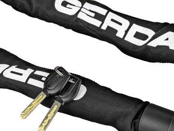 ЦЕПЬ ВЕЛОСИПЕДНОГО ЗАМКА GERDA CONTRA 900/10V 90 см / 10 мм БЕЗОПАСНОСТЬ