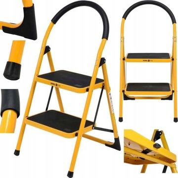 VOREL DRABINA DRABINKA 2-STOPNIOWA SKŁADANA