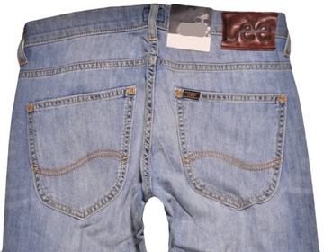 LEE spodnie BLUE jeans LOW slim POWELL _ W28 L34